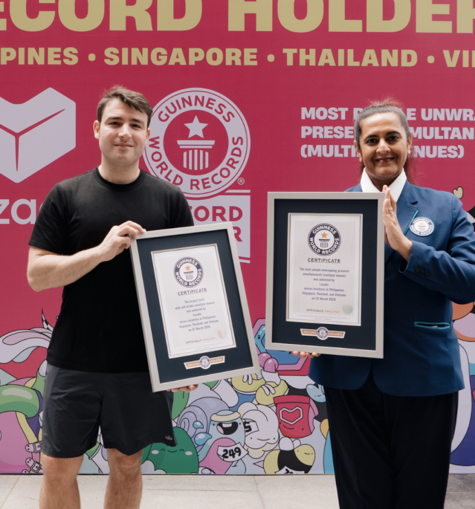 Lazada sets two Guinness records on 14th year