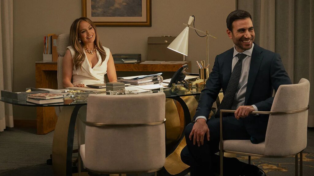 Jennifer Lopez, Brett Goldstein in ‘Office Romance’: Watch Trailer